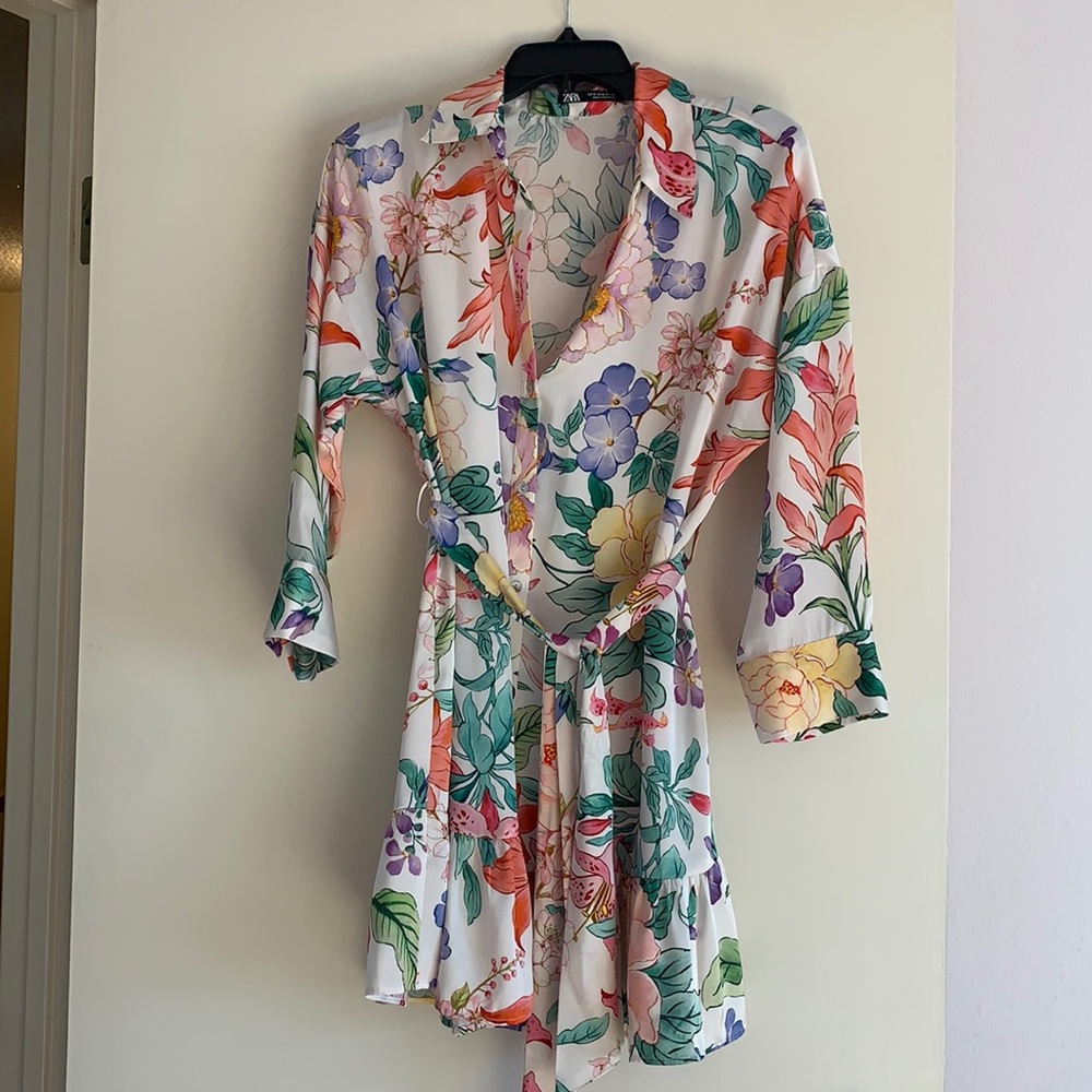 Zara Floral Print Dress
